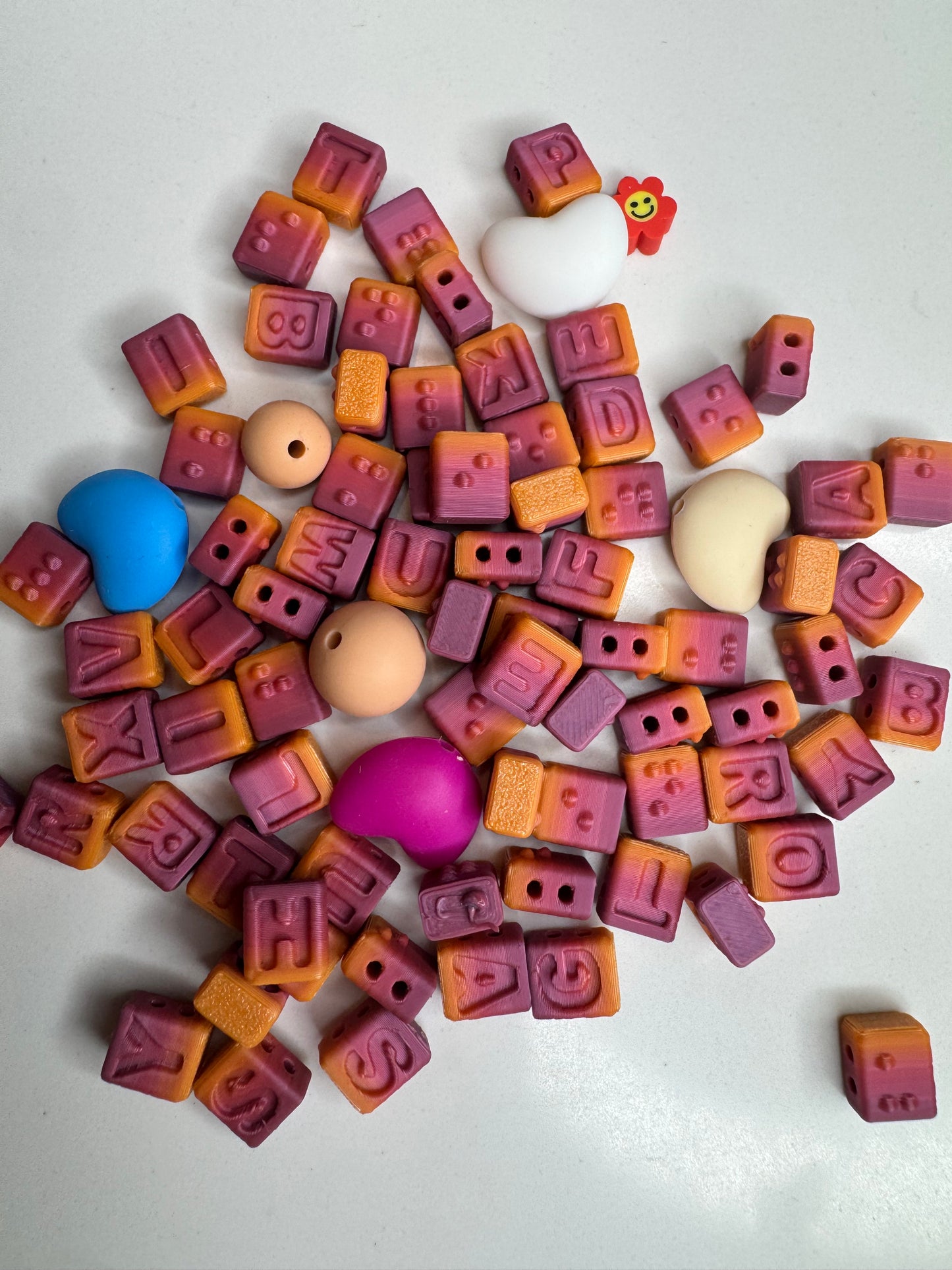 MULTI COLORED BRAILLE BEADS