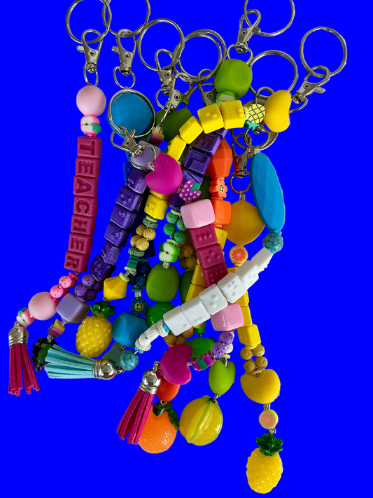 Braille Bead Keychain – Multi-Sensory & Made to Order